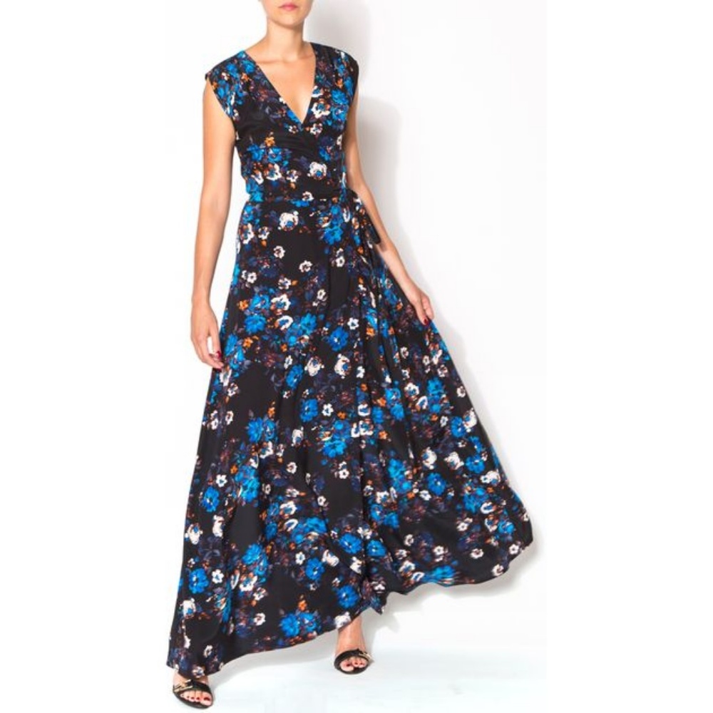Yumi Kim Arcadia 100% Silk Maxi Dress